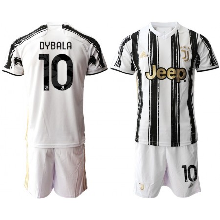 Fußballtrikots Juventus Paulo Dybala 10 Kinder Heim Trikotsatz 2020-2021
